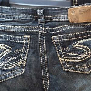 Silver Jeans Women's Dark Blue Denim